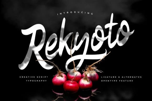 Rekyoto Font by Vunira — Script Handwritten Font