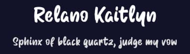 Relano Kaitlyn by Creakokun Studio — Script Handwritten Font — thumbnail 2
