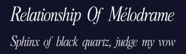 Relationship Of Mélodrame by Sizimon.id — Serif Font — thumbnail 2