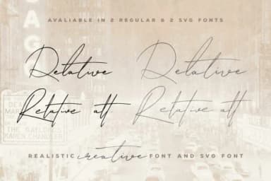 Relative Font by JumboDesign — Script Handwritten Font — thumbnail 2
