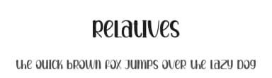 Relatives by Andi Moz — Script Handwritten Font — thumbnail 1