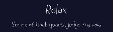 Relax by HIRO std — Script Handwritten Font — thumbnail 2