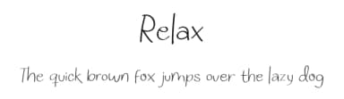 Relax by HIRO std — Script Handwritten Font — thumbnail 1