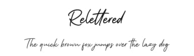 Relettered by alphArtype — Script Handwritten Font — thumbnail 1