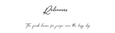 Reliances by Maulana Creative — Script Handwritten Font — thumbnail 1