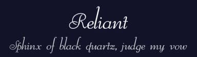 Reliant by Intellecta Design — Script Handwritten Font — thumbnail 2