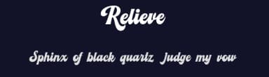 Relieve by Godzillabstudio — Script Handwritten Font — thumbnail 2