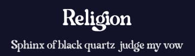 Religion by Sohel Studio — Serif Font — thumbnail 2