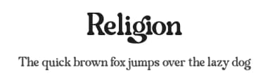 Religion by Sohel Studio — Serif Font — thumbnail 1