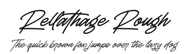 Rellathage Rough by Perspectype Studio - Letterena.com — Script Handwritten Font — thumbnail 1