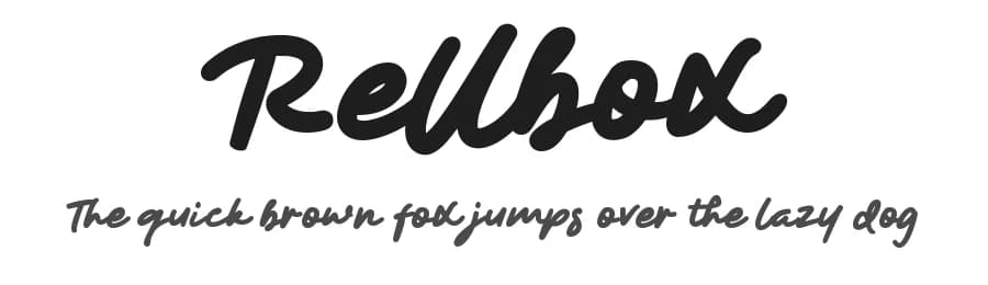 Rellbox by DumadiStyle — Script Handwritten Font