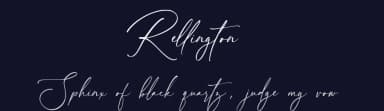Rellington by Hanzel Space — Script Handwritten Font — thumbnail 2