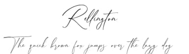 Rellington by Hanzel Space — Script Handwritten Font — thumbnail 1