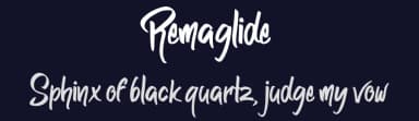 Remaglide by Mabhal Studio — Script Handwritten Font — thumbnail 2