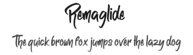 Remaglide by Mabhal Studio — Script Handwritten Font — thumbnail 1