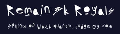 Remain3k Royals by Eric Brumfield — Script Handwritten Font — thumbnail 2
