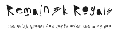 Remain3k Royals by Eric Brumfield — Script Handwritten Font — thumbnail 1