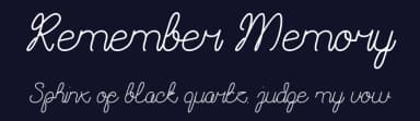 Remember Memory by weknow — Script Handwritten Font — thumbnail 2