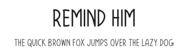 Remind Him by Md Shohail Bhuian — Script Handwritten Font — thumbnail 1