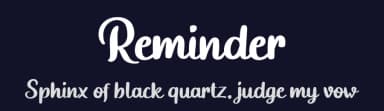 Reminder by Letter Jos — Script Handwritten Font — thumbnail 2