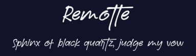 Remotte by DumadiStyle — Script Handwritten Font — thumbnail 2