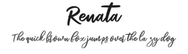 Renata by Mr Letters — Script Handwritten Font — thumbnail 1