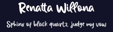 Renatta Willona by Creakokun Studio — Script Handwritten Font — thumbnail 2