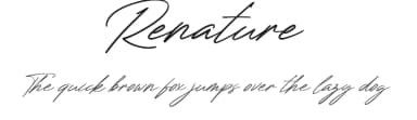 Renature by Creavora Studio — Script Handwritten Font — thumbnail 1