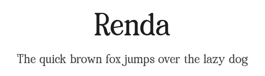 Renda by olexstudio — Serif Font — preview 1