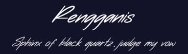 Rengganis by Hoperative — Script Handwritten Font — thumbnail 2