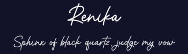 Renika by Graphix Line Studio — Script Handwritten Font — thumbnail 2