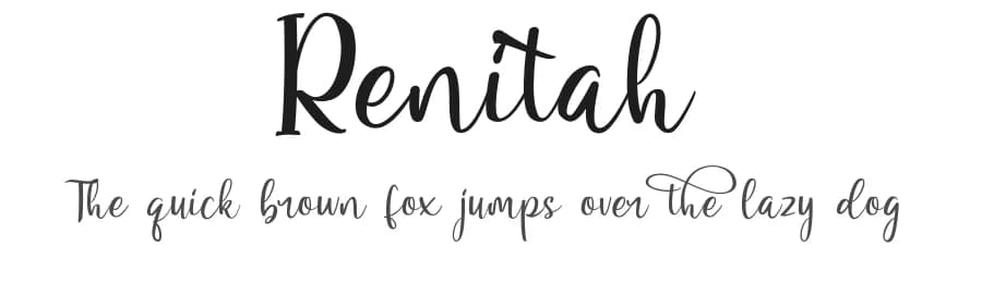 Renitah by StringLabs Creative Studio — Script Handwritten Font