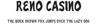 Reno Casino by Steve Ferrera — Script Handwritten Font — thumbnail 1