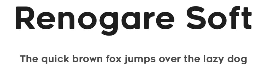 Renogare Soft by Deepak Dogra — Sans Serif Font — preview 1