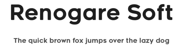 Renogare Soft by Deepak Dogra — Sans Serif Font