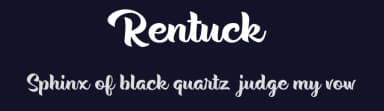 Rentuck by Lettersiro Studio — Script Handwritten Font — thumbnail 2