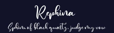 Rephina by FatmaStudio — Script Handwritten Font — thumbnail 2