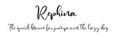 Rephina by FatmaStudio — Script Handwritten Font — thumbnail 1
