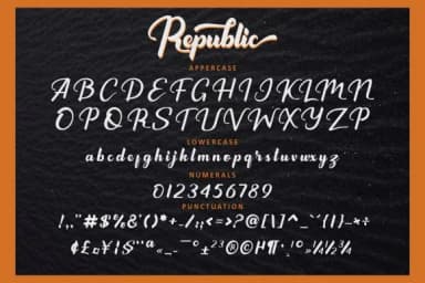 Republic Font by ahmadrofingi97 — Script Handwritten Font — thumbnail 6