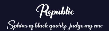 Republic by Ahmad Rofingi — Script Handwritten Font — thumbnail 2