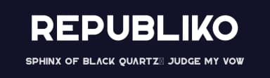 Republiko by VPcreativeshop — Sans Serif Font — thumbnail 2
