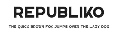 Republiko by VPcreativeshop — Sans Serif Font — thumbnail 1