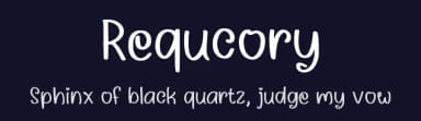 Requcory by Aisyah — Script Handwritten Font — thumbnail 2