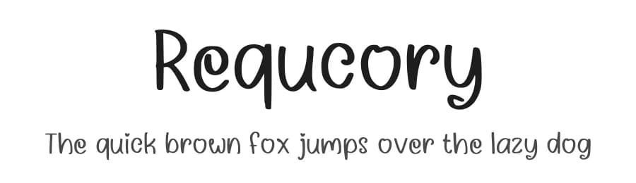 Requcory by Aisyah — Script Handwritten Font — preview 1