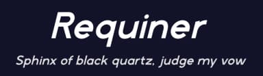 Requiner by Denustudios — Sans Serif Font — thumbnail 2