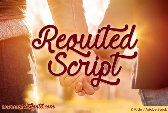 Requited Script Font by Misti — Script Handwritten Font