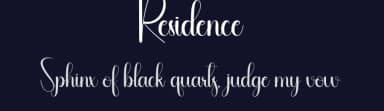 Residence by Andi Moz — Script Handwritten Font — thumbnail 2