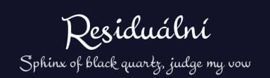 Residuální by Vít Čondák — Script Handwritten Font — thumbnail 2