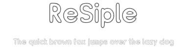 ReSiple by Tomoyuki "Tee-Wat" Watanabe — Sans Serif Font — thumbnail 1