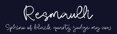 Resmaulli by Integritype Studio — Script Handwritten Font — thumbnail 2